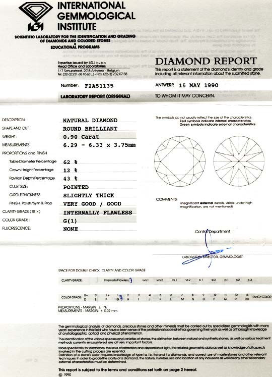Foto 9 - IGI!!! 0,90ct Lupenrein Top Wesselton Diamond, D5386