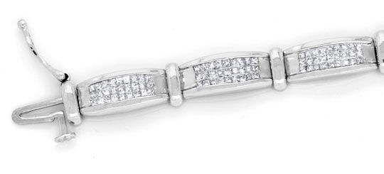 Foto 1 - Diamant-Armband, 324 Diamanten Princess Schliff Schmuck, S4431